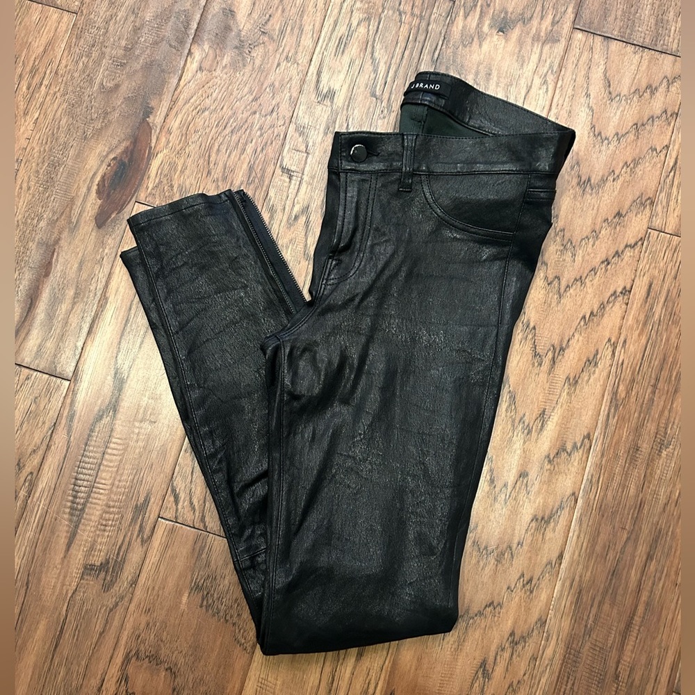 J Brand Lambskin Leather Pants